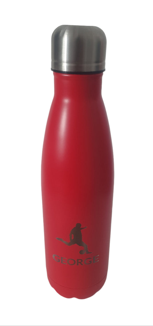 Personalised Insulated Water Tumbler - Footballer