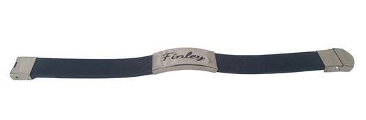 Personalised Stainless Wristband Silicone Bracelet