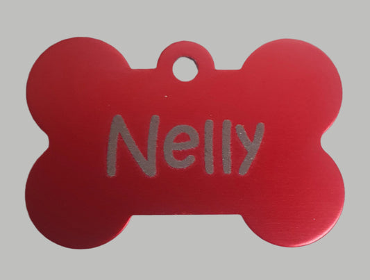 Personalised Aluminium Dog Tag - various colours